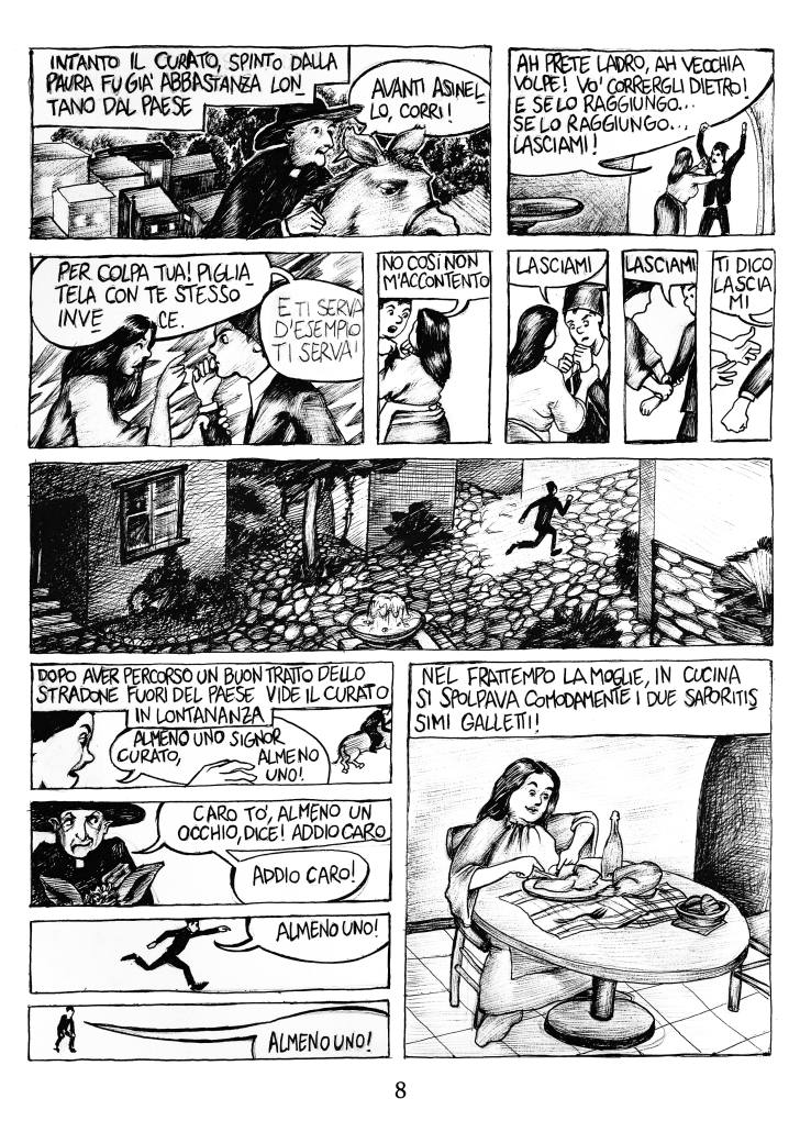 «I galletti del bottajo» a fumetti